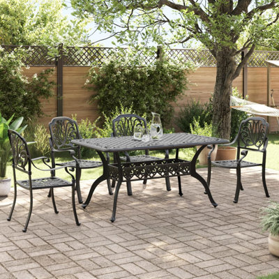 Patio Dining Set with Rectangular Table