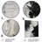 Black and white Modern Abstract Wall Decor on Metal-1628626724