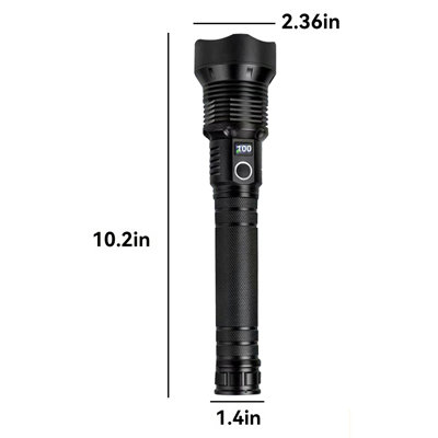 LED Flashlight Rechargeable High Lumen 5 Modes