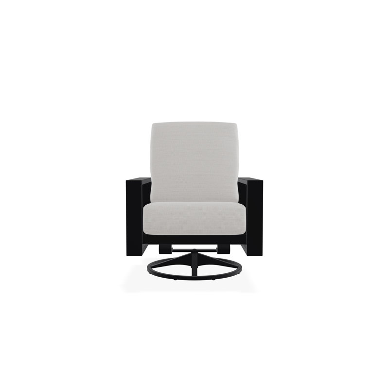Larssen Outdoor Lounge Chair, Black, Tabloid Cloud