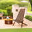 Constence Foldable Outdoor Adirondack Chair