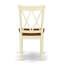 Chaises de salle à manger Clarksville - Ensemble de 2 chaises en bois à dossier croisé, babeurre et cerise-1255900256-1341032643