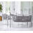 Drop Rectangular Metal Outdoor Dining Table , in. W in. D-82816071-70904121-70593388