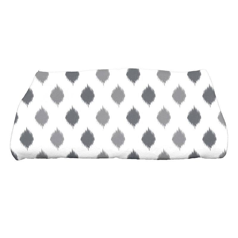 Serviette de bain en mélange de coton, Gris