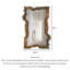 Miroir pleine grandeur de style Wabi-Sabi-332535688