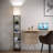  Wascar 70''H 5 Tiers Corner Bookcase Floor Lamp