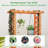 2pcs Raised Garden Bed with Trellis Wood Elevated Garden Bed with Hanging Roof  Planter Box Small