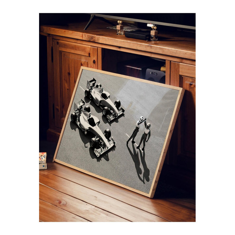 Peinture décorative encadrée