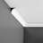 1.75'' H x 78.75'' W x 3.87'' D Plastic Crown