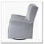 Swivel Glider Chair with Tufted Back