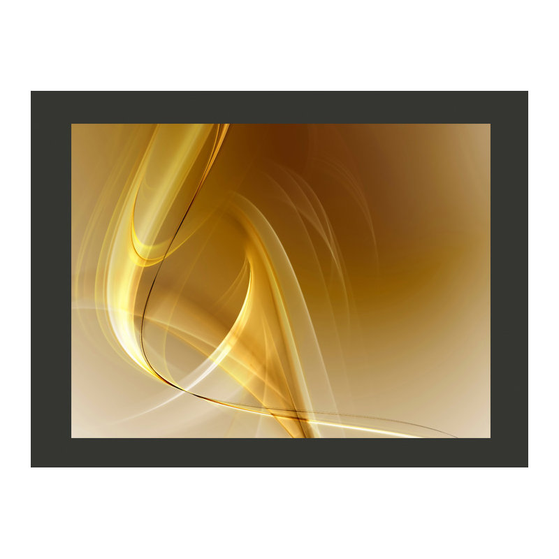 Gold Fractal Background 3.09m x 400cm Wallpaper, 1.54m x 200cm