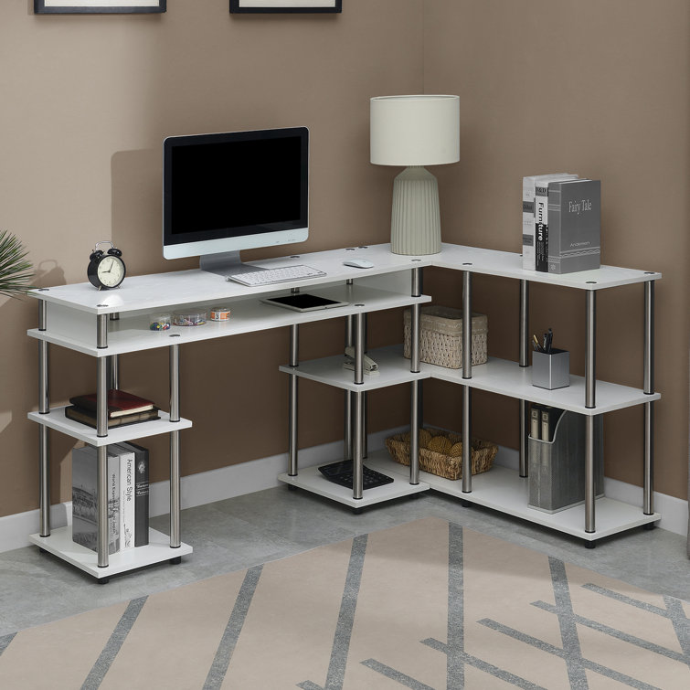 Edwin 2 L-Shaped Computer Desk Office Set