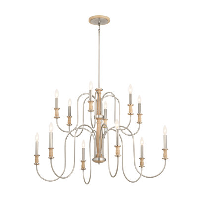 Lustre noir 12 lumières Karthe