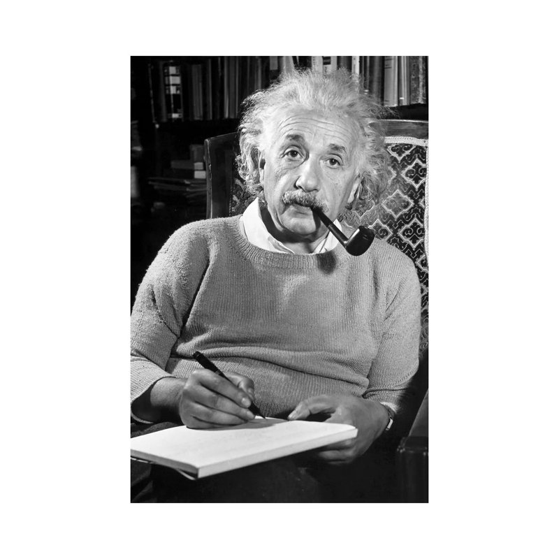 Albert Einstein (1879-1955) - Wrapped Canvas Print, 66.04 cm H x 45.72 cm W x 1.91 cm D