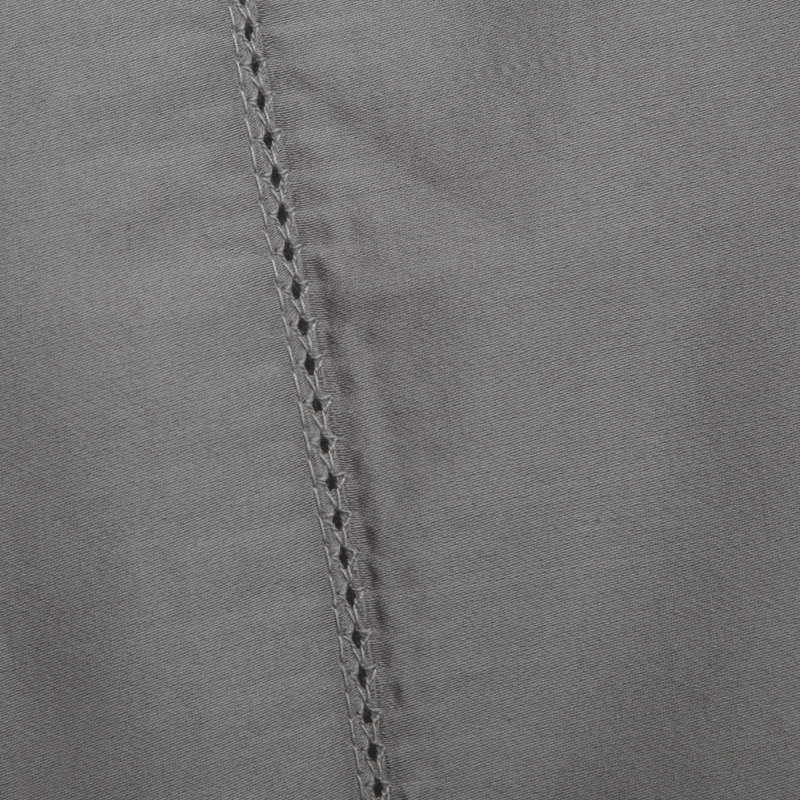 Barbe Sheet Set, Cal.King Sheet Set+Fitted Sheet+2Pillowcases, Charcoal Gray