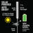 White Solar Powered Integrated LED Pathway Light Pack