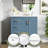 30'' Bathroom Vanity With Ceramic Sink Combo-653989025