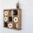 100% Solid Wood Square Cubby Wall Mounted Accent Wall Shelf-1664349360
