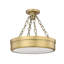 Plafonnier semi-encastré Crisha LED-1313526180