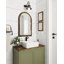 DeerValley Countertop Vessel Sink 405 x 305 x 130mm W, White Ceramic Rectangular Bathroom Sink