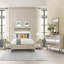 Commode 6 tiroirs Bridges en bois d'acacia deux tons