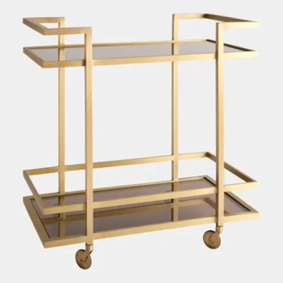 Catalan Metal Bar Cart