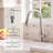 Forious® Ultra Pull Down Single Handle Kitchen Faucet with Soap Dispenser-94890970