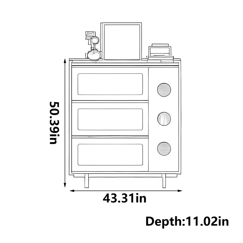 Armoire à chaussures de style américain
