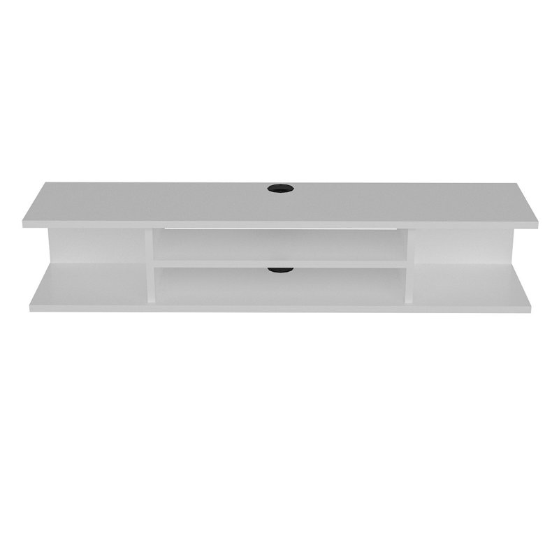 Nurdan  Unfinished Floating TV Stand for TVs up to 49", White