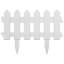 Bordures de jardin vidaXL 25 pièces, blanc, 393,7 po PP-49628644