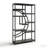 Versatile Display Shelves,Freestanding Bookshelf,Geometric Design Bookcase