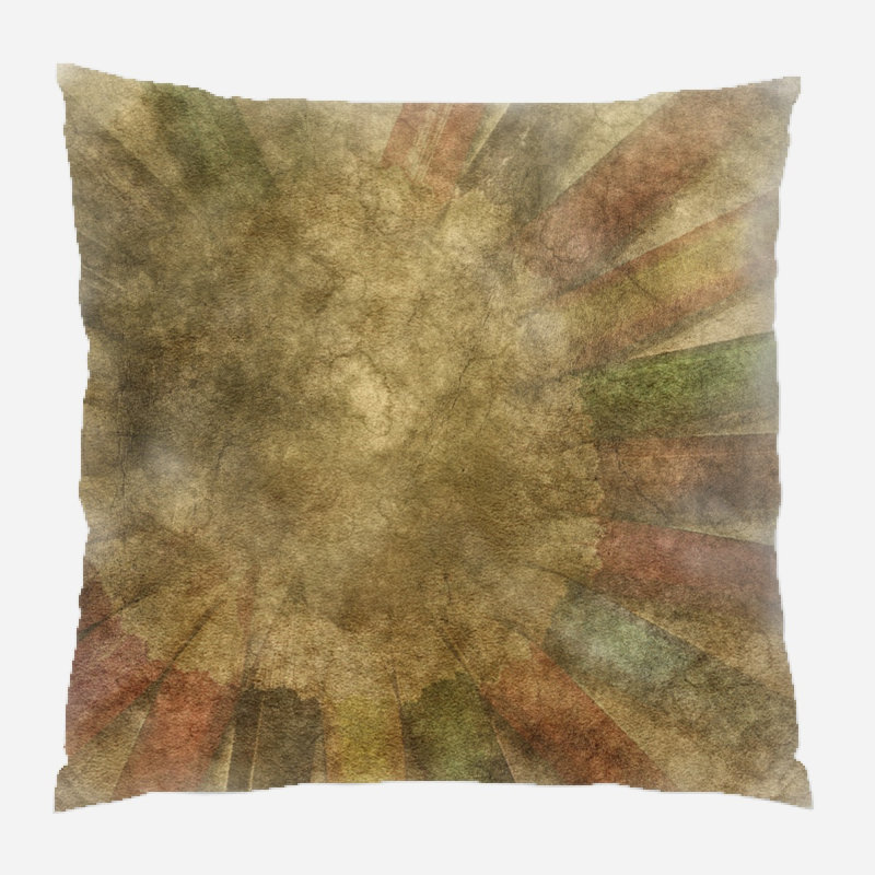 Coussin décoratif Hufford, Microsuède, Intérieur