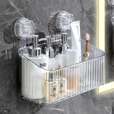 Organisateur de douche à ventouse