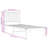 vidaXL Bed Frame White Powder-Coated Steel Full Bed Frame Rectangular-2074529051