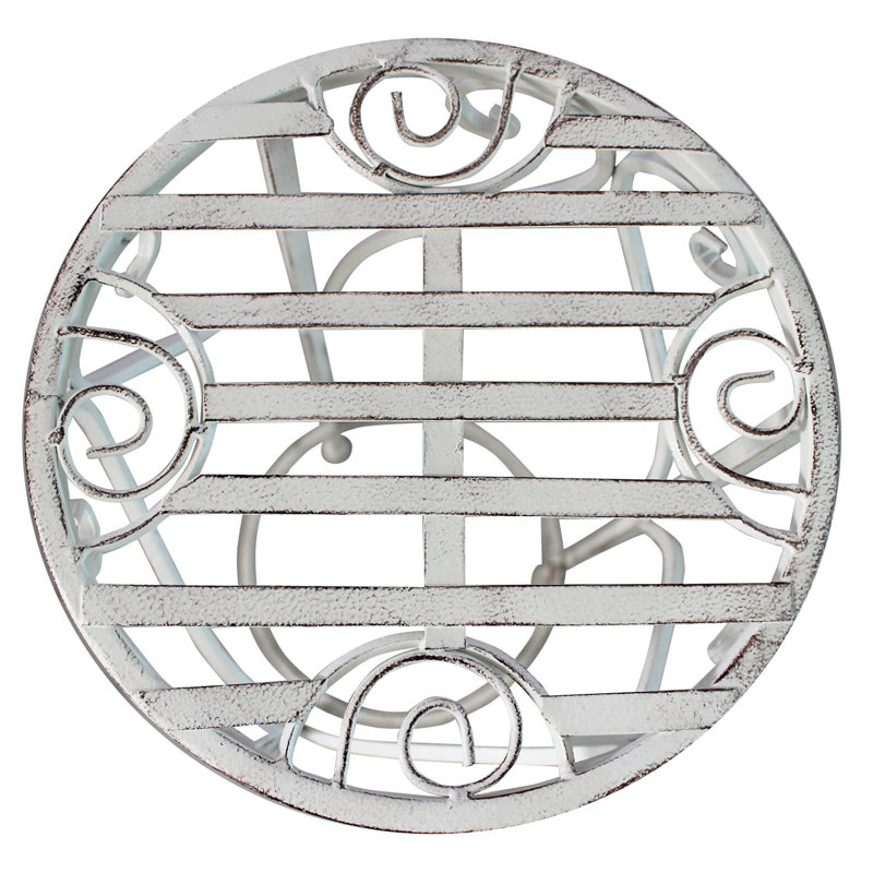 Parise Metal Plant Stand, White