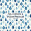 Ensemble de housse de couette et de coussins décoratifs bleu et beige Teardrops Paisley Bedding-124288420