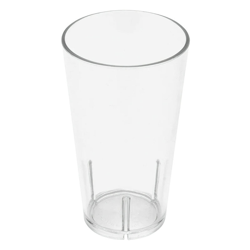 GET BPA-Free Stackable Plastic Shaker, Clear (Set of 12), 14 oz