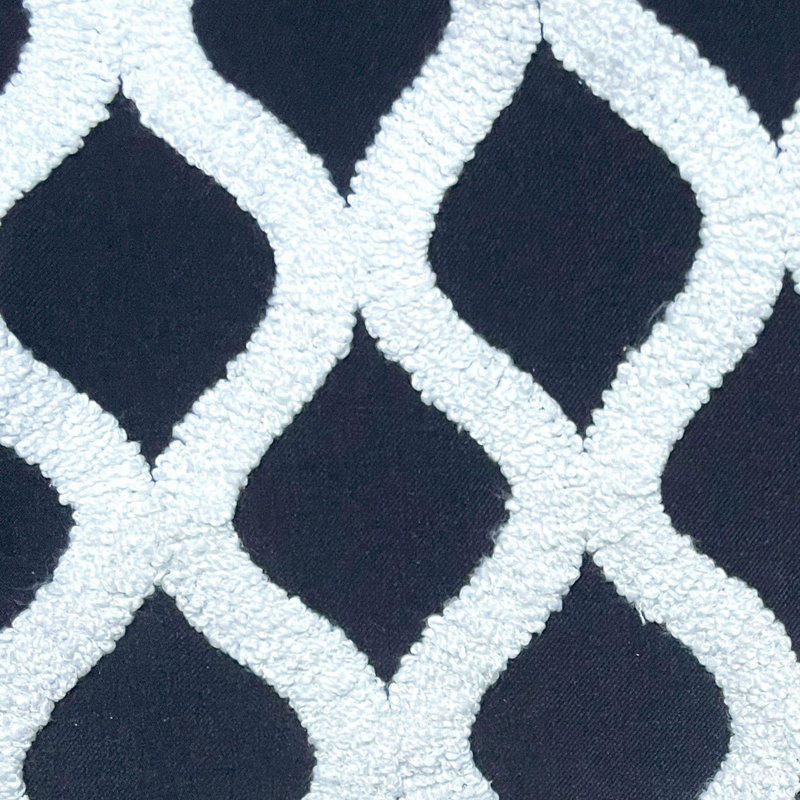 Coussin luxueux Dark Jewels, 12 po x 25 po, Coussin lombaire