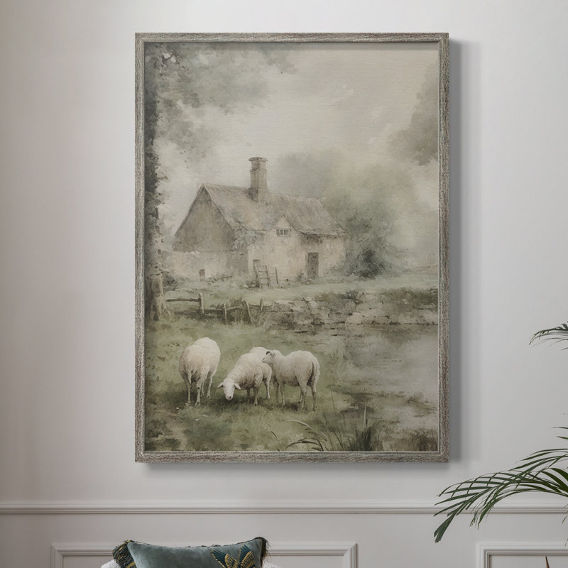 Reproduction encadrée vintage en bois massif Lxxxv, H 30 po x l 24 po