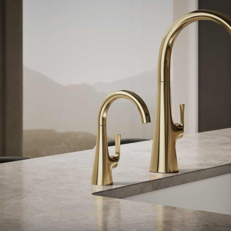 Graze Beverage Faucet, Gold