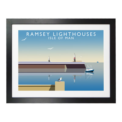 Ramsey Lighthouses by Richard O'Neil - Print