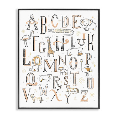Art graphique de l'alphabet de la chambre de bébé Abdualeem
