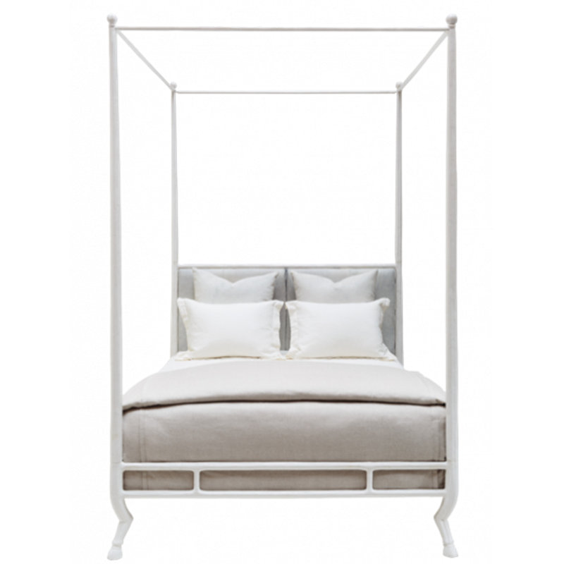 Faline Upholstered Canopy Bed, King