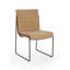 Chaise de salle à manger en cuir Anor