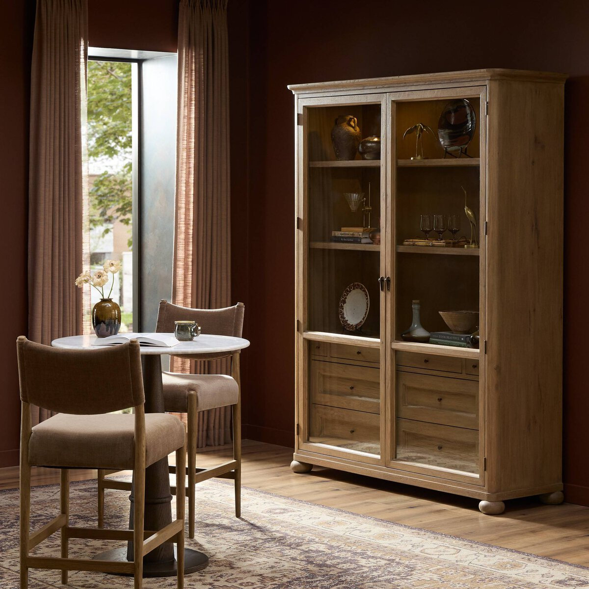Sussex Wide Cabinet, Drifted Oak