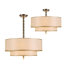 Lustre cylindrique unique / remarquable à 5 lumières Stauffer-55885800