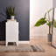 Table de bout en fer avec rangement Robichaux-403398292