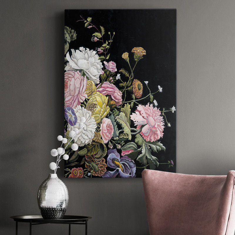 Diptyque baroque de l'UA CH II - peinture sur toile tendue, H 12 po x l 8 po x P 1 po