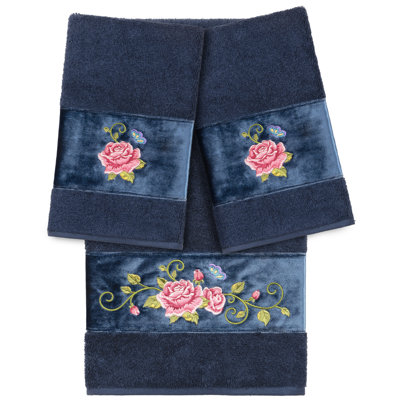 Rebecca 3 Piece Turkish Cotton Towel Set