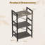 71cm H x 42cm W Metal Etagere Bookcase-482920542